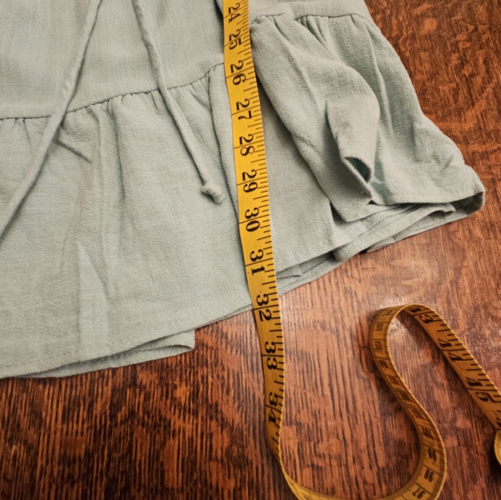 Ces Femme Mint Green Tiered Mini Dress - Picture 13 of 13